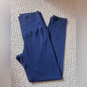 Aerie navy blue full length leggings high rise